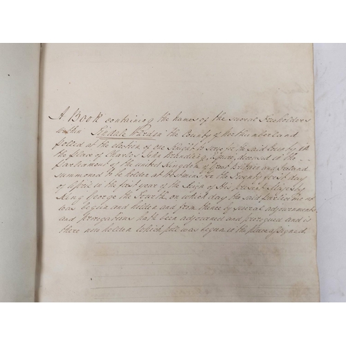 201 - NORTHUMBERLAND ELECTIONS, 1826.  