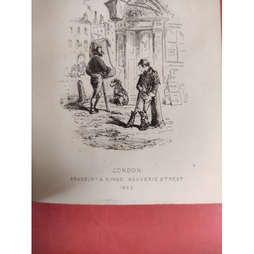 237 - DICKENS CHARLES.  Bleak House. Eng. frontis, title & plates. Rebacked half calf, very ... 