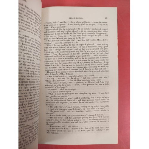 237 - DICKENS CHARLES.  Bleak House. Eng. frontis, title & plates. Rebacked half calf, very ... 