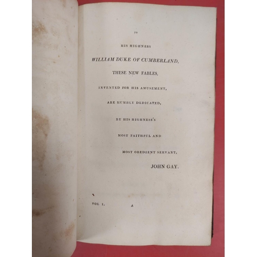 238 - GAY JOHN.  Fables ... With A Life of the Author. 2 vols. Eng. frontis, 2 title vignettes &... 