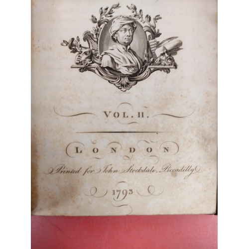 238 - GAY JOHN.  Fables ... With A Life of the Author. 2 vols. Eng. frontis, 2 title vignettes &... 