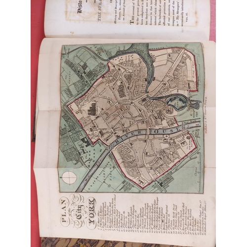 243 - HARGROVE WILLIAM.  History & Description of the Ancient City of York. 2 vols. in three... 