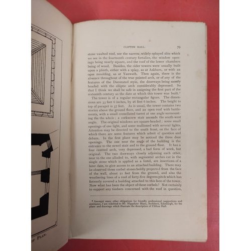 244 - TAYLOR MICHAEL W.  The Old Manorial Halls of Westmorland & Cumberland. Frontis, plates... 