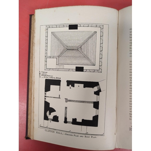 244 - TAYLOR MICHAEL W.  The Old Manorial Halls of Westmorland & Cumberland. Frontis, plates... 