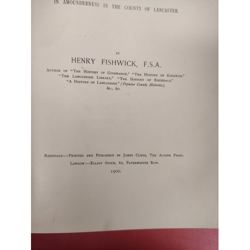 248 - FISHWICK HENRY.  The History of the Parish of Preston. Large paper ltd. ed. 24/75. Large q... 