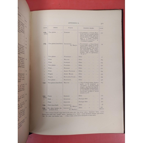 249 - TROLLOPE REV. ANDREW.  An Inventory of the Church Plate of Leicestershire With Some Accoun... 