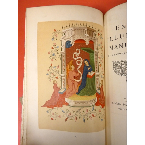 258 - MAUNDE THOMPSON SIR EDWARD.  English Illuminated Manuscripts. Ltd. ed. 240/300. Col. front... 