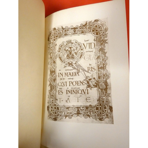 258 - MAUNDE THOMPSON SIR EDWARD.  English Illuminated Manuscripts. Ltd. ed. 240/300. Col. front... 