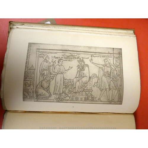 258 - MAUNDE THOMPSON SIR EDWARD.  English Illuminated Manuscripts. Ltd. ed. 240/300. Col. front... 