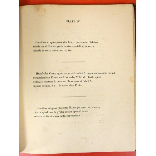 259 - WRIGHT ANDREW.  Court-Hand Restored ... With an Appendix Containing the Ancient Names of P... 