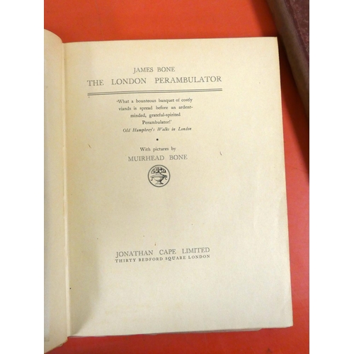 261 - BONE JAMES.  The London Perambulator. Signed ltd. ed. 58/100. Frontis & plates after e... 