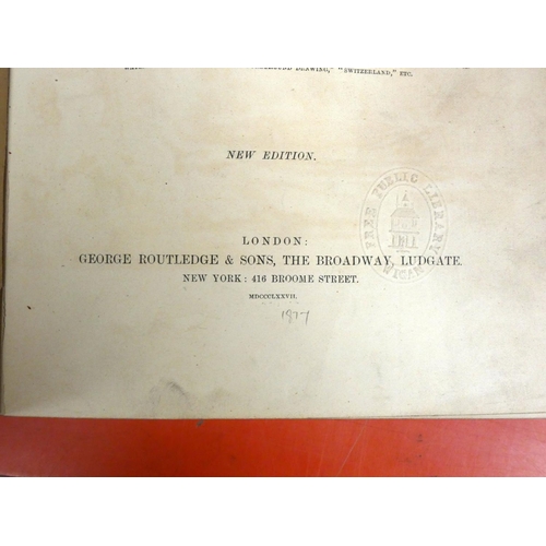 262 - BARNARD GEORGE.  Drawing from Nature, A Series of Progressive Instructions in Sketching. C... 