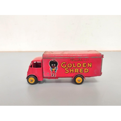 11 - Dinky Toys. Guy Van Golden Shred Robertson's delivery van comprising of red body with applied Golden... 