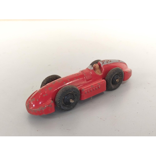 25 - Dinky Toys. Collection of 1930s/50s diecast racing cars comprising of three Speed of the Wind no 23e... 