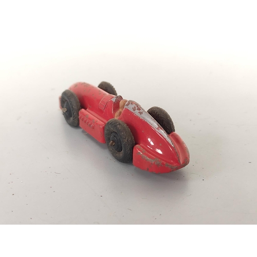 25 - Dinky Toys. Collection of 1930s/50s diecast racing cars comprising of three Speed of the Wind no 23e... 