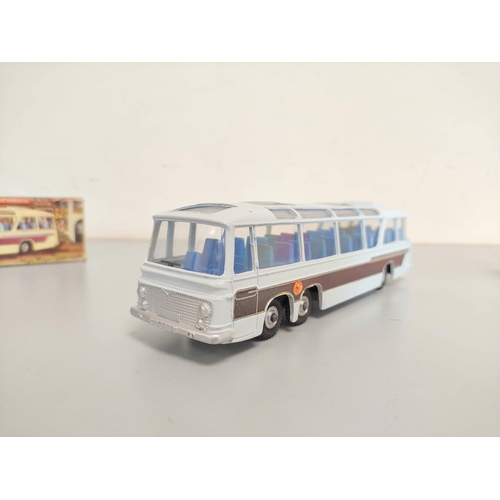6 - Dinky Toys. Two boxed Vega Major Luxury Coaches No. 952 with white body and blue seat interior. (2)... 