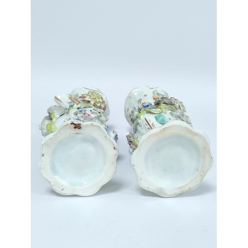 295 - Group of Continental porcelain & glass circa late 19th century and later to include pair of encr... 