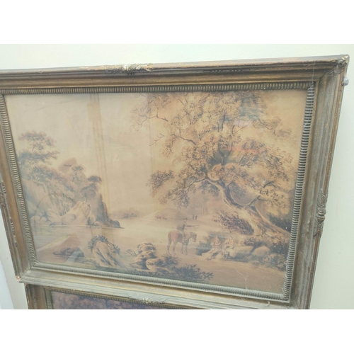 238 - Artist Unknown, 19th cent.Landscape scenes with figuresWatercolourUnsigned 47.5cm x 69cm in gilt fra... 