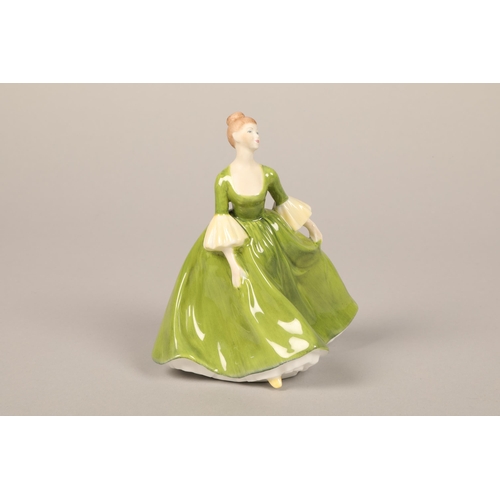 13 - Three Coalport figures, Josephine, Mary, Flora and a Wade figure 'Natalie' (4)