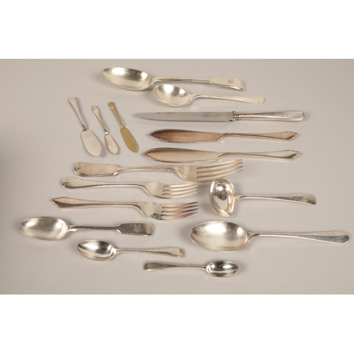 136 - Quantity of silver plated flatware.