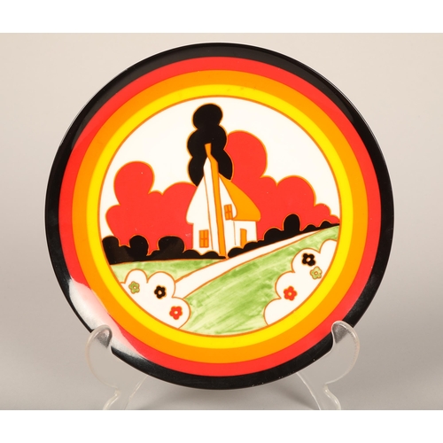 34 - Four Wedgwood for Bradford Exchange 'World of Clarice Cliff' limited edition plates, 'Orange house',... 