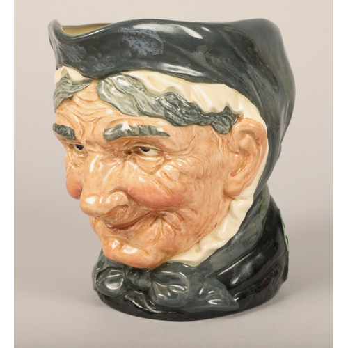 35 - Four Royal Doulton character jugs, ' Robin Hood', 'Appy' 'Auld Mac' Granny' highest 17 cm high (4)