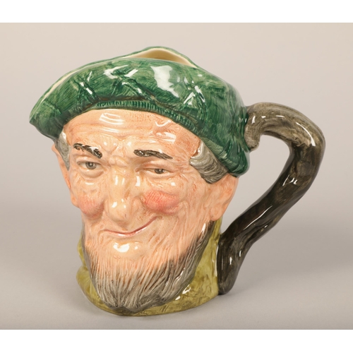 35 - Four Royal Doulton character jugs, ' Robin Hood', 'Appy' 'Auld Mac' Granny' highest 17 cm high (4)