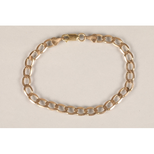 94 - 9ct yellow gold link bracelet, 5 grams