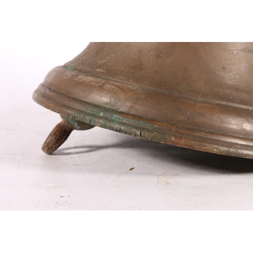 41 - WWII RAF scramble bell, with Air Ministry crown motif dated 1940, additionally stamped ATW with broa... 