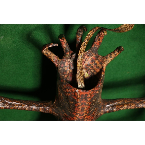 90 - Alien model in mahogany glazed display case, case measures 50cm.