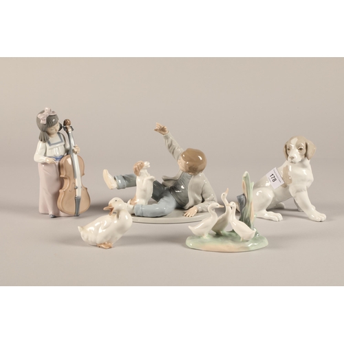 178 - Five assorted Nao figures (5)