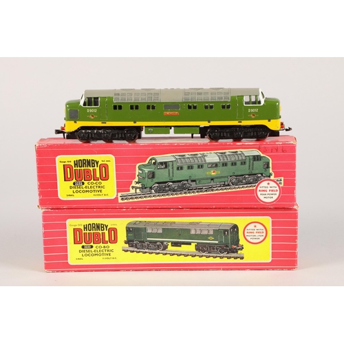 212 - Two Hornby Dublo diesel electric locomotive models in boxes, 2233 CO-BO and 2232 CO-CO