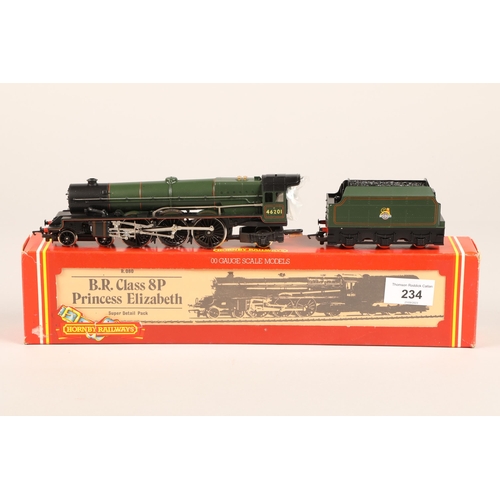 234 - R.080 BR Class 8P 4-6-2 Loco 'Princess Elizabeth' Hornby Railways 00 Gauge Scale Model in box