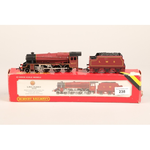 238 - R.842 L.M.S. Class 5 Loco 4-6-0 Hornby Railways 00 Gauge Scale Model in box