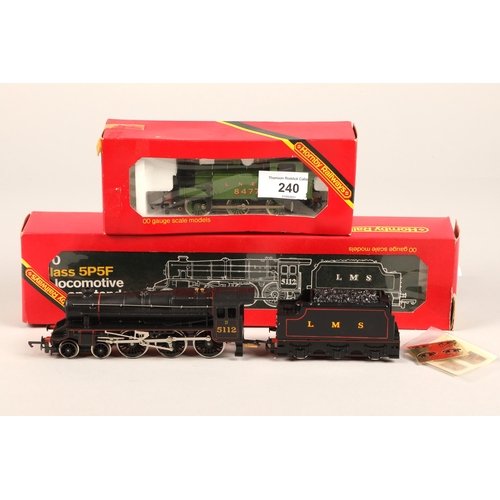 240 - R.061 L.M.S. Loco Black Five Class 5P5F Locomotive and Tender Hornby Railways 00 Gauge Scale Model i... 