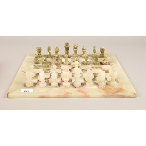 268 - Onyx chess set