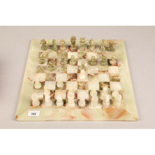 268 - Onyx chess set