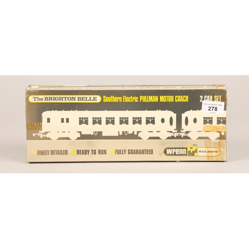 278 - Wrenn Railways Brighton Belle 00 gauge Southern Electric Pullman Motor Coach 2 car set W3006/7