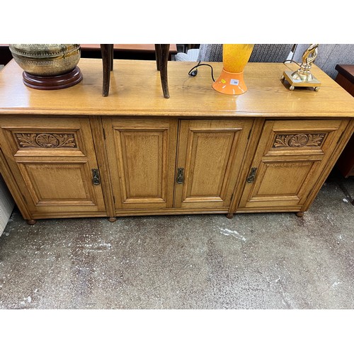 577 - Light oak sideboard