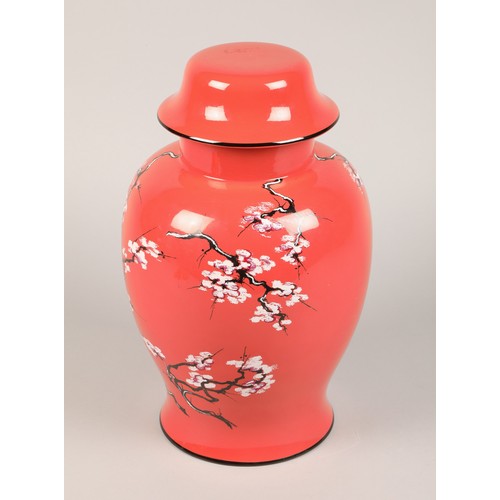 277A - Large Carlton Ware cherry blossom jar approx 40cm h.