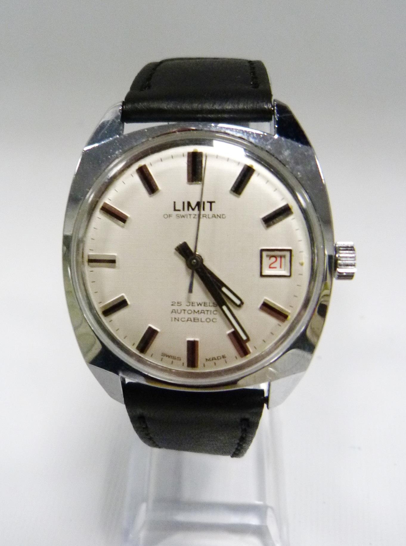 Limit: Of Switzerland 25 jewels automatic incabloc gents