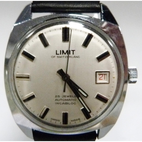 Limit: Of Switzerland 25 jewels automatic incabloc gents