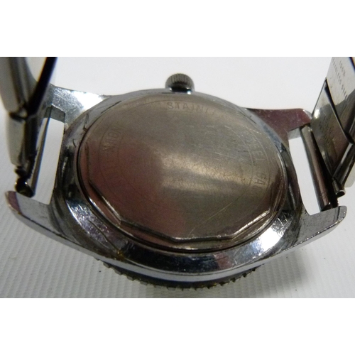 Smiths: 5 jewels manual wind divers wristwatch circa 1960s