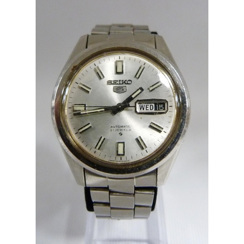 稼働品！ 72年製 SEIKO 5 6119-5431 21jewels SEIKO 5 AUTOMATIC 21