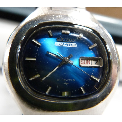 Seiko: 5 Actus automatic 21 jewels 7019-5010 gents