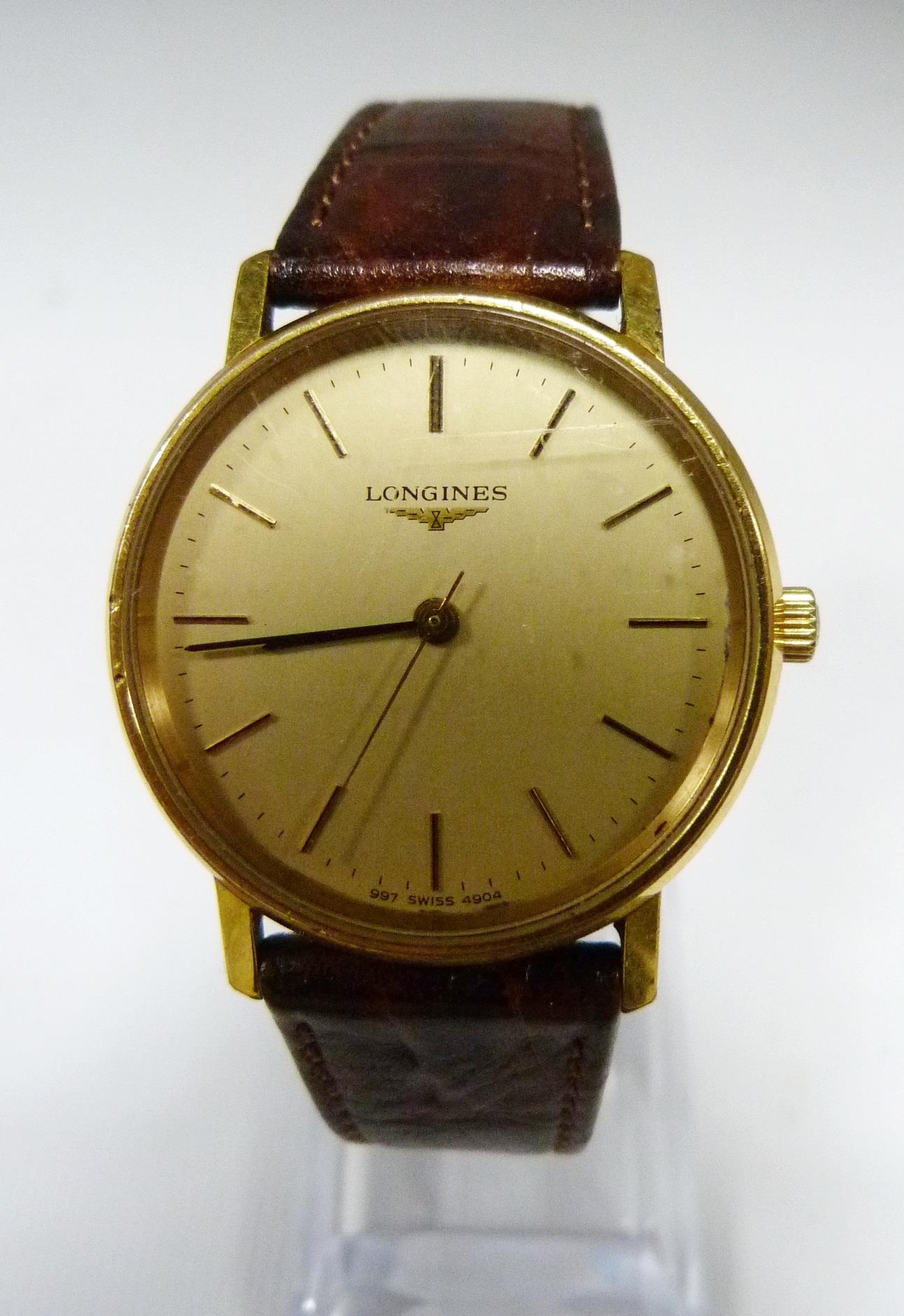 Longines Automatic 997 4904 gents dress wristwatch stainless