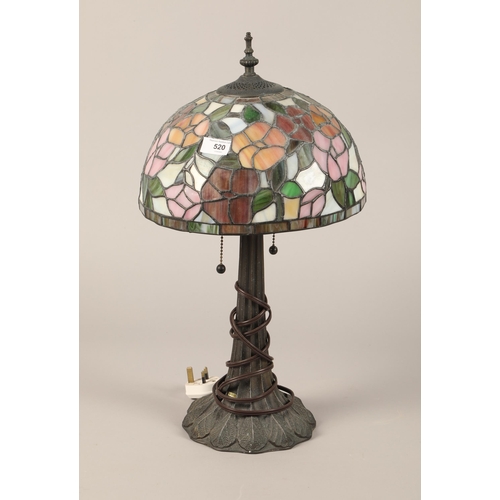 520 - Tiffany style table lamp