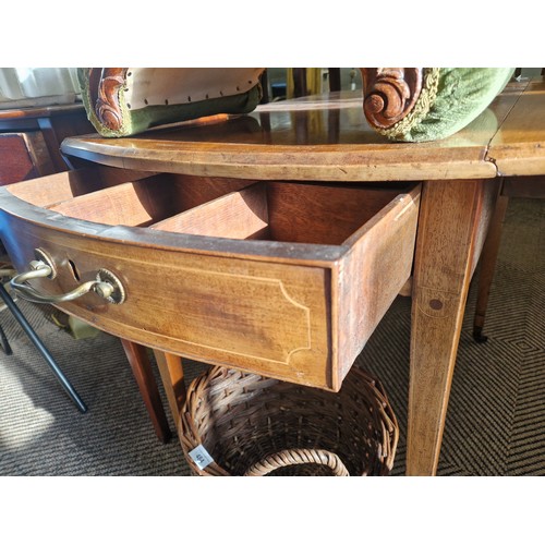 603 - Victorian Pembroke table on casters