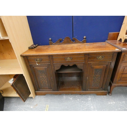 408 - Edwardian mirror back sideboard.