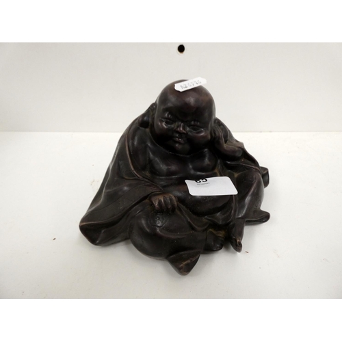 65 - Large smiling Budha figure.